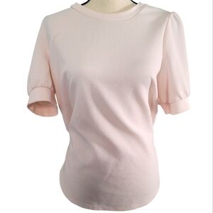 Adrianna Papell Soft Peach Size Large Blouse